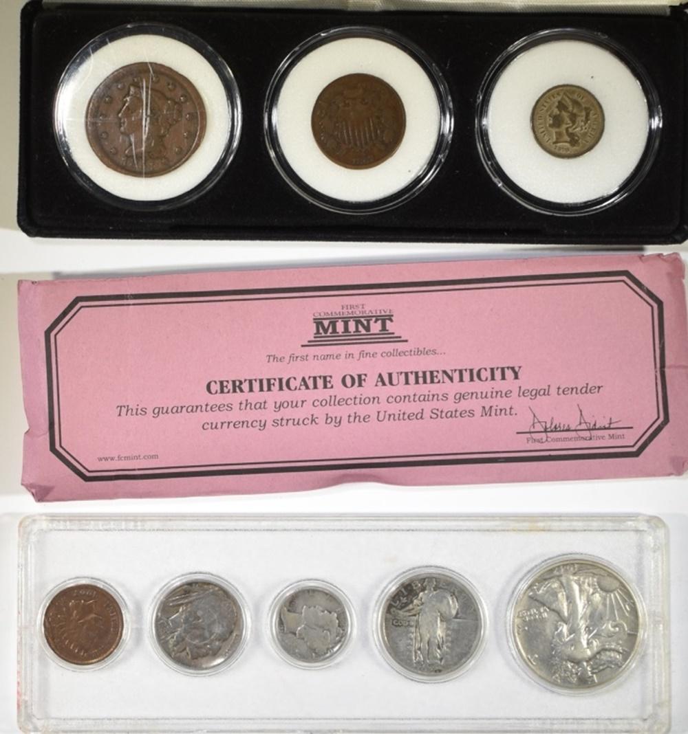 LOT OF 8 TYPE COINS: (1 of 2)