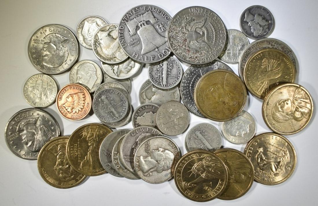 MISCELLANEOUS COIN LOT: (1 of 1)