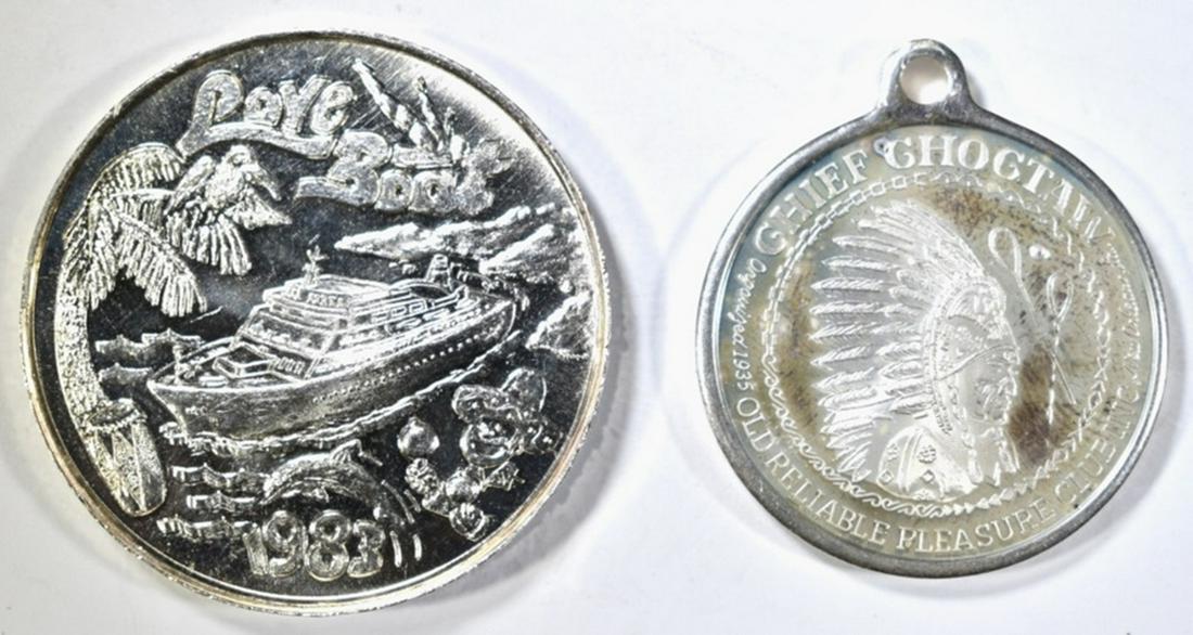 2-.999 SILVER MARDI GRAS MEDALS (1 of 2)