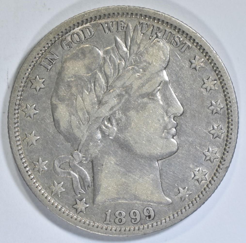 1899-O BARBER HALF DOLLAR  VF+ (1 of 2)