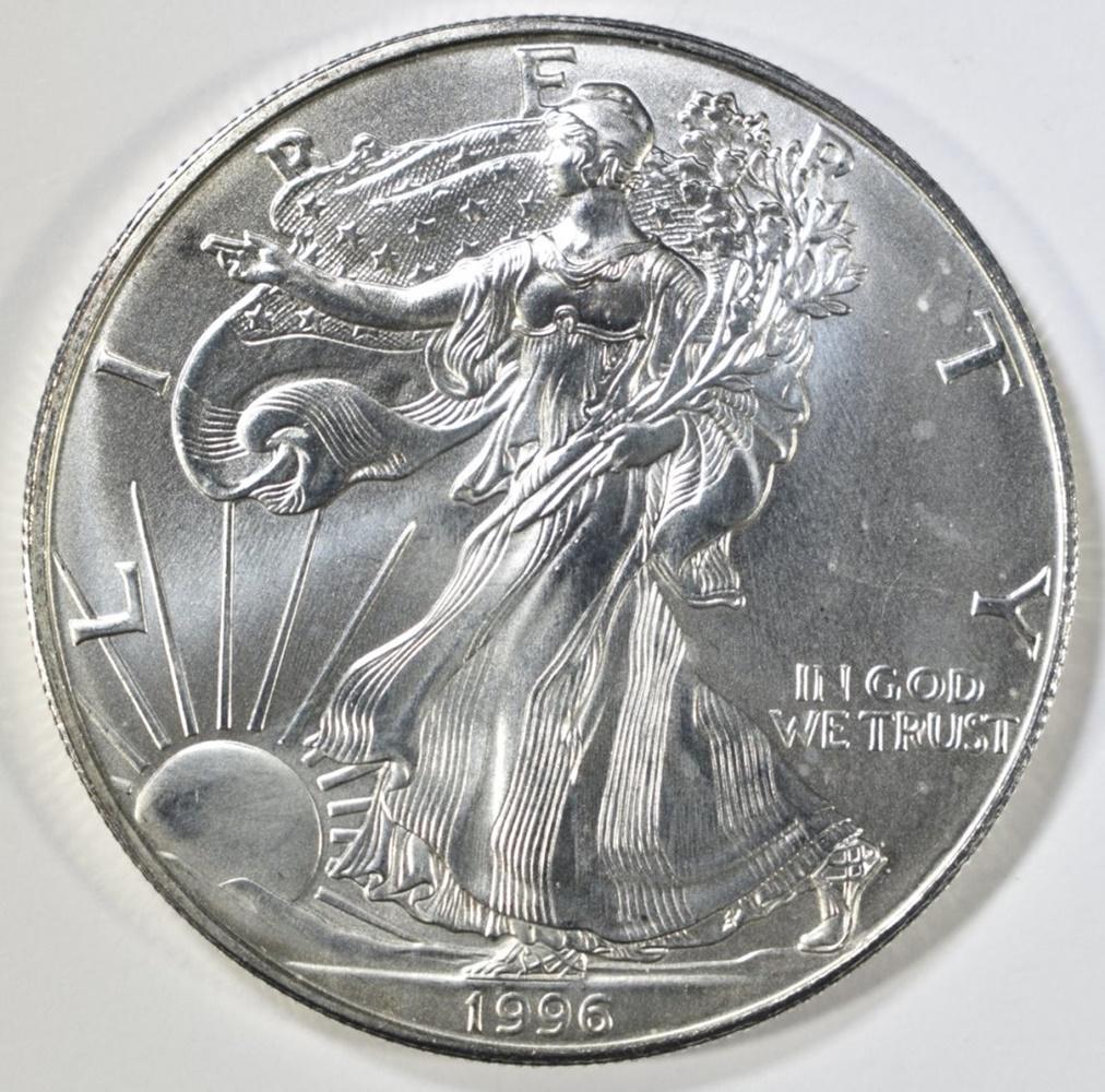 1996 BU AMERICAN SILVER EAGLE BETTER DATE (1 of 2)