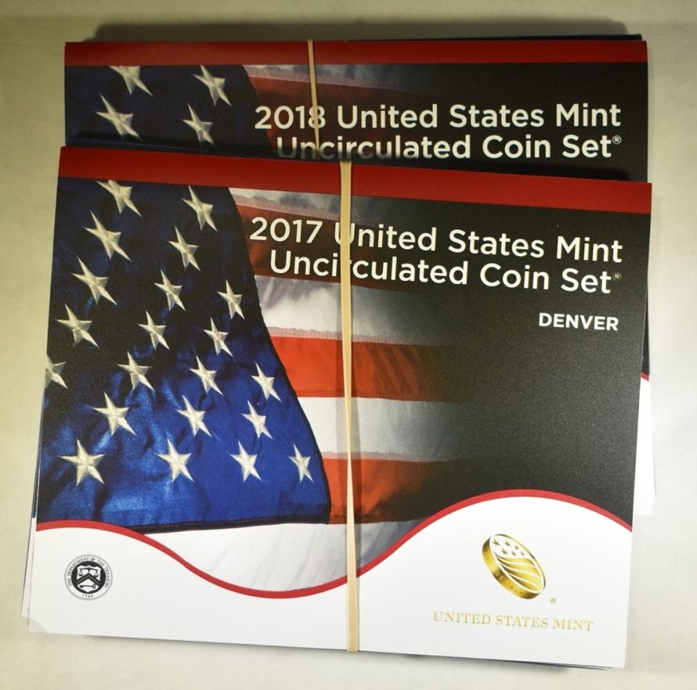 2017 & 2018 U.S. MINT UNC SETS (1 of 1)