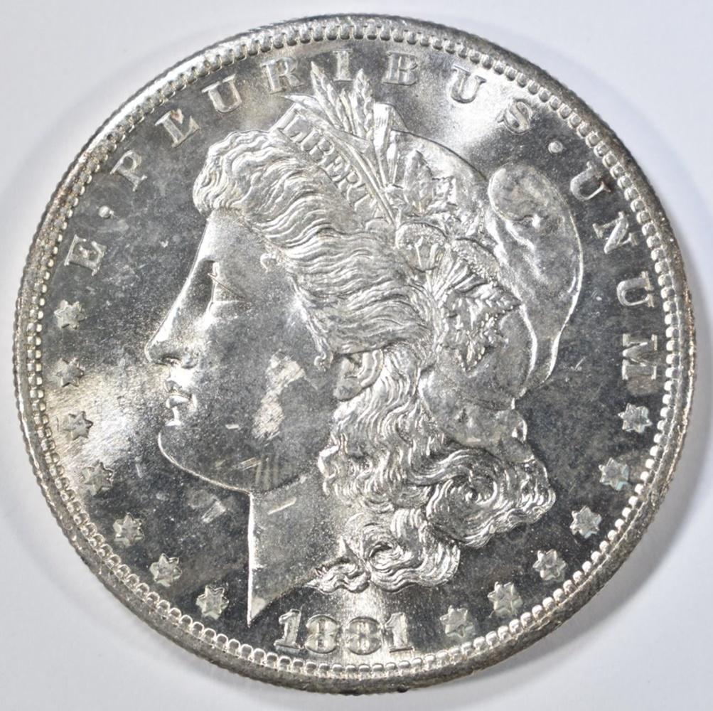 1881-S MORGAN DOLLAR BU (1 of 2)