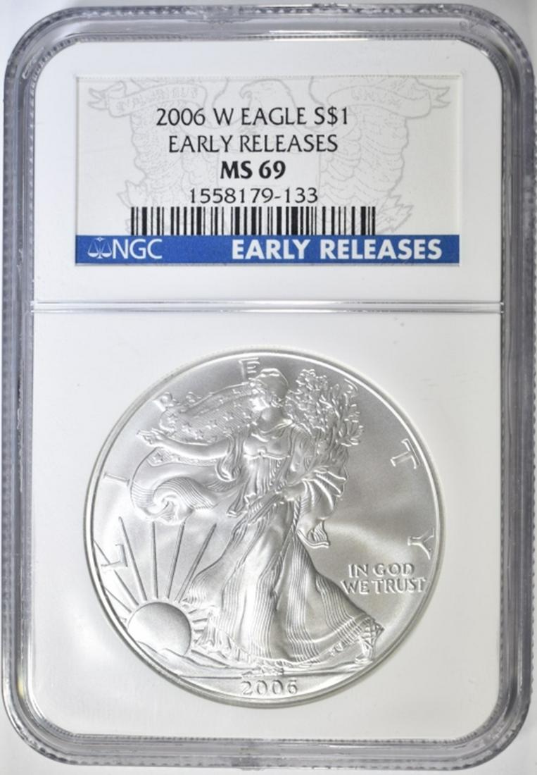 2006 W AMERICAN SILVER EAGLE NGC MS-69 (1 of 4)