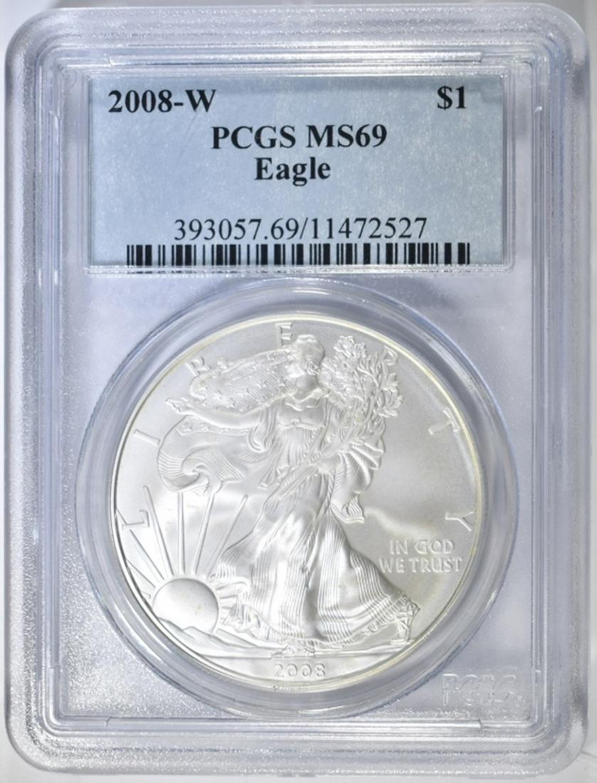 2008-W SILVER EAGLE PCGS MS-69 (1 of 4)