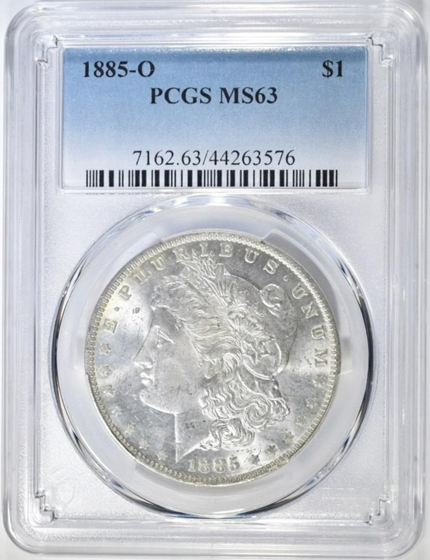 1885-O MORGAN DOLLAR  PCGS MS-63 (1 of 4)