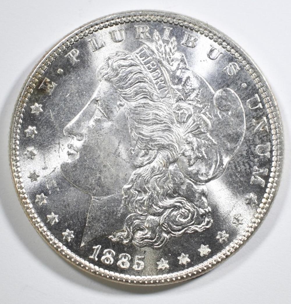 1885 MORGAN DOLLAR CH BU (1 of 2)