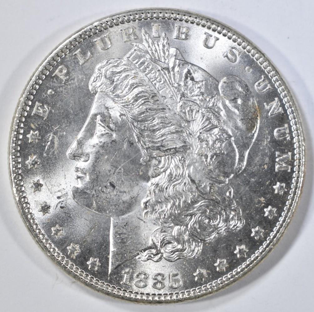 1885 MORGAN DOLLAR CH BU (1 of 2)