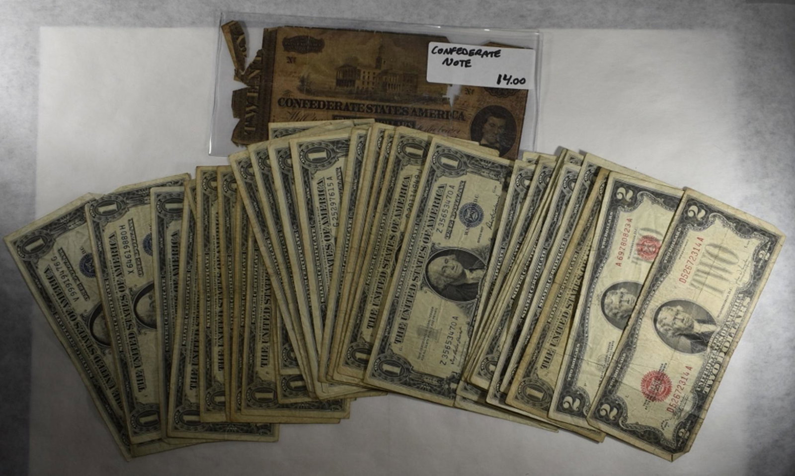 CURRENCY LOT- CIRCS- 1864 $20 CONFEDERATE NOTE (1 of 1)