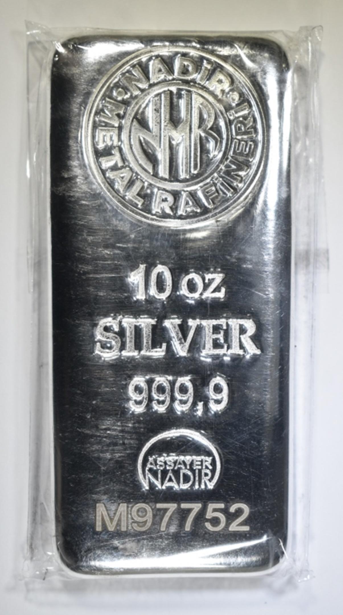 TEN OUNCE .999 SILVER BAR (1 of 2)