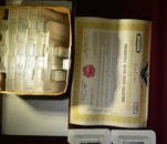 PRESIDENTIAL INGOT SET W/CASE & CERT.