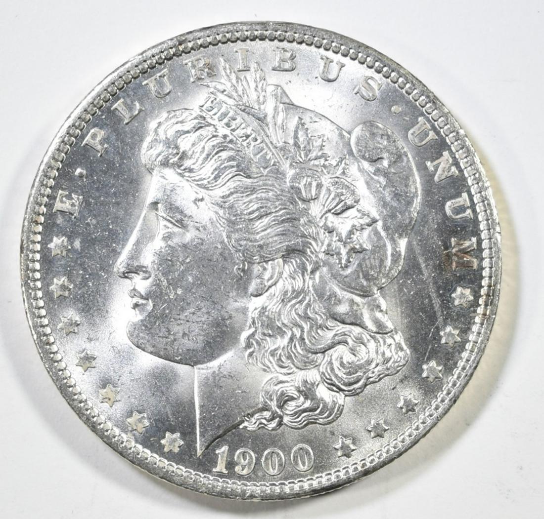 1900-O MORGAN DOLLAR  CH BU (1 of 2)
