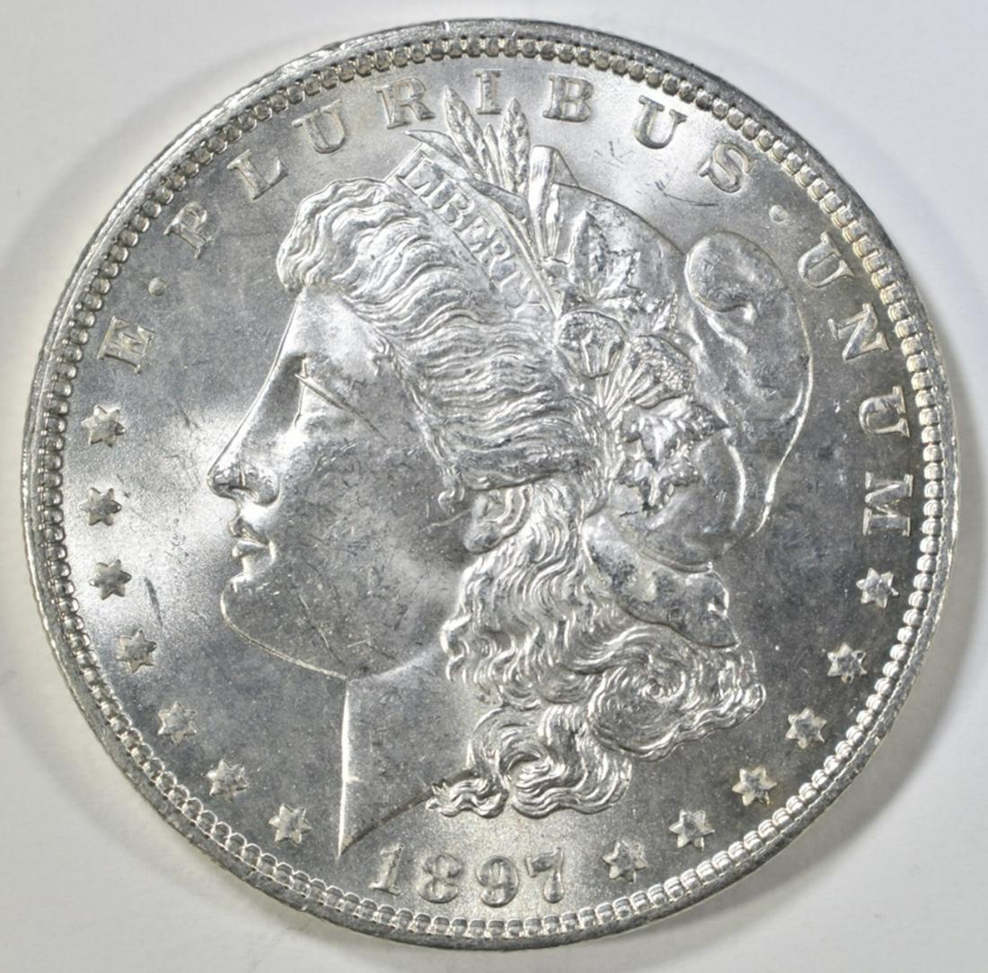 1897 MORGAN DOLLAR CH BU (1 of 2)
