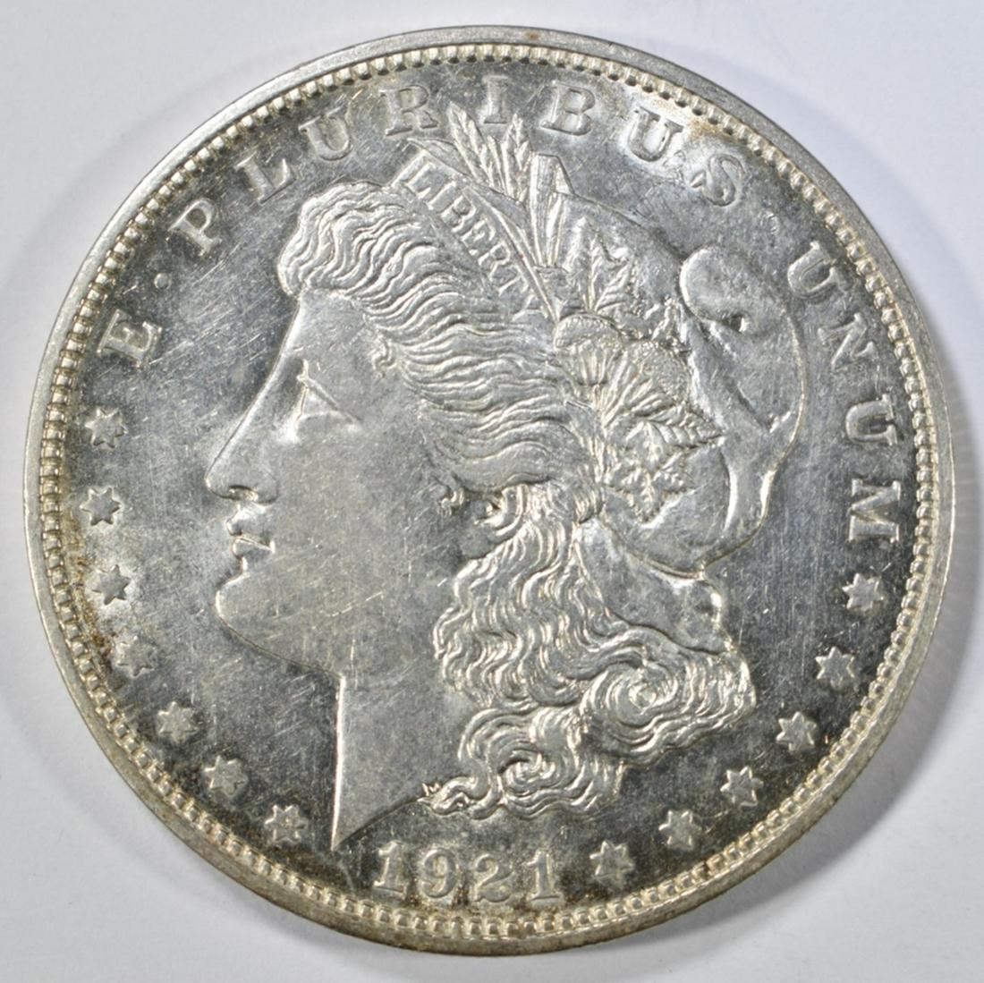 1921-D MORGAN DOLLAR  CH BU (1 of 2)
