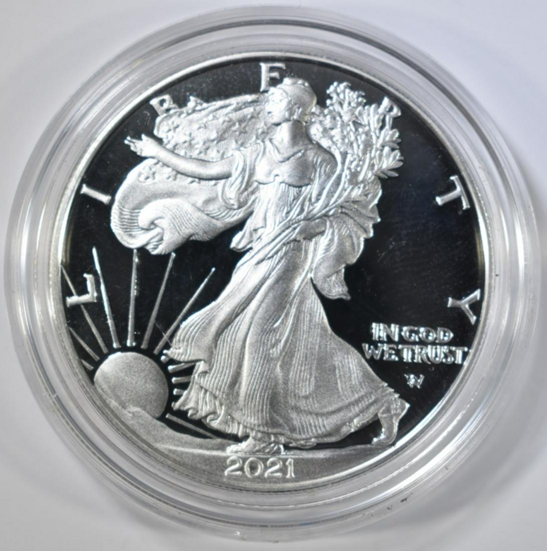 2021-S T-2 PROOF AMERICAN SILVER EAGLE (1 of 2)