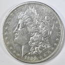 1892-S MORGAN DOLLAR CH AU