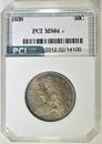 1838 BUST HALF DOLLAR PCI, CH/GEM BU