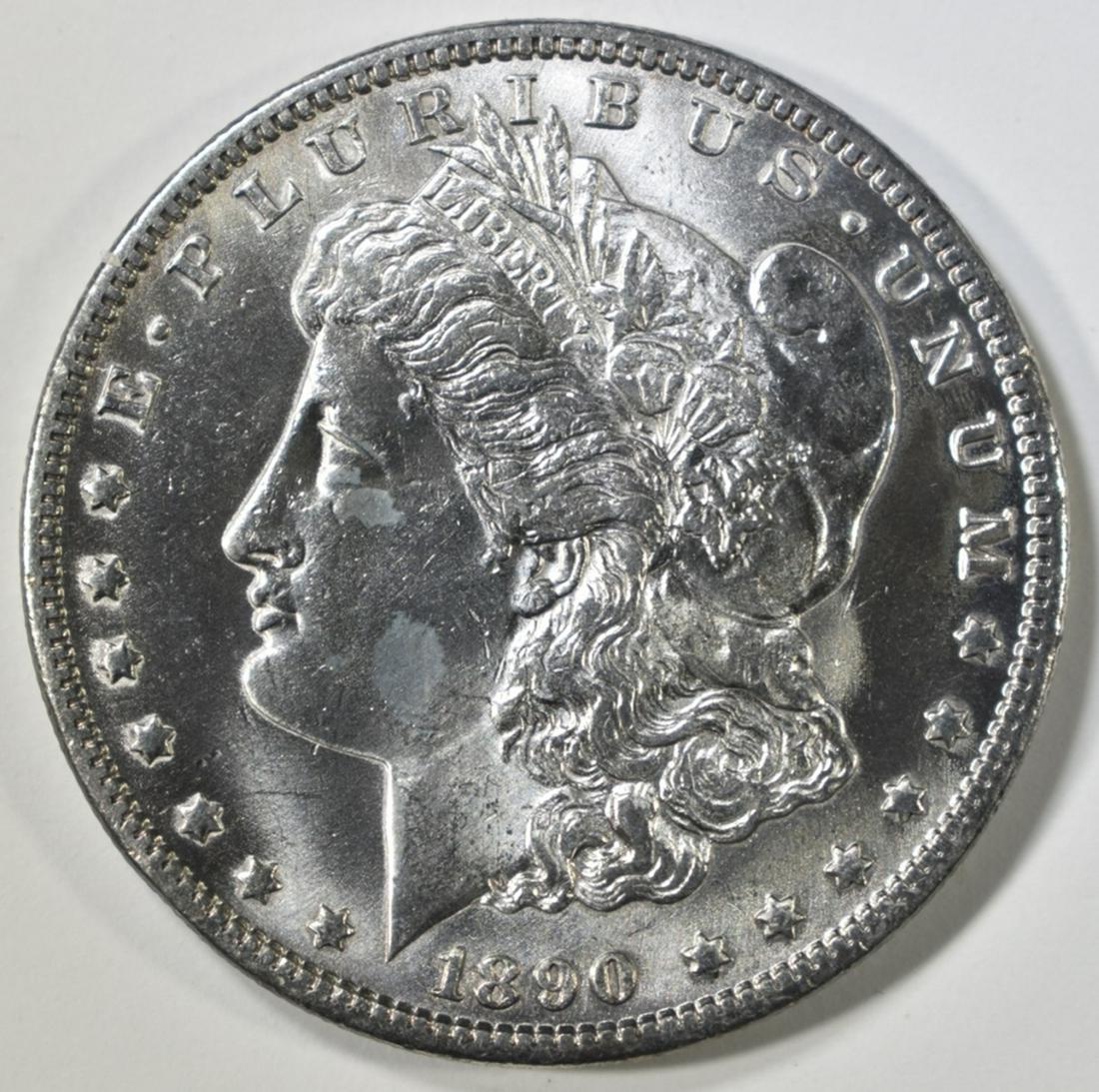 1890-CC MORGAN DOLLAR AU/BU (1 of 2)