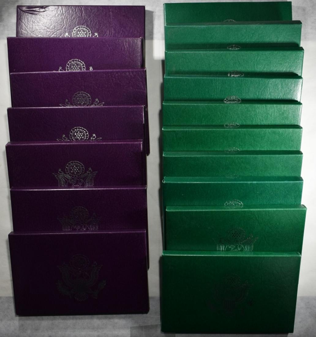 U.S. PROOF SET LOT: IN ORIG PACKAGING (1 of 5)