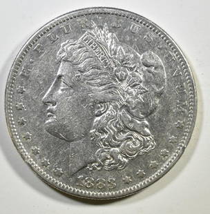 1883-S MORGAN DOLLAR XF: CHECK OUT OUR UPCOMING AUCTIONS ESTIMATE $100 - $120.