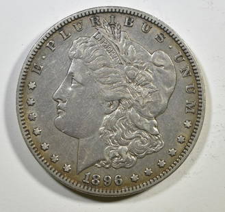 1896-O MORGAN DOLLAR XF: CHECK OUT OUR UPCOMING AUCTIONS ESTIMATE $75 - $100.