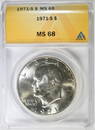 1971-S IKE DOLLAR ANACS MS-68