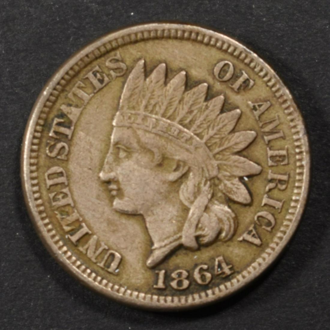 1864 CN INDIAN CENT  XF (1 of 2)