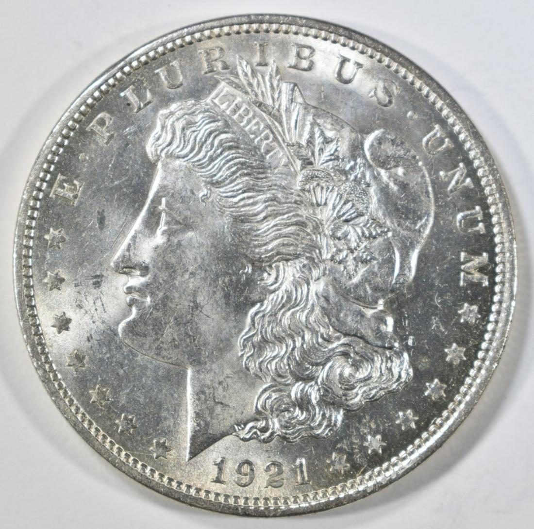 1921-D MORGAN DOLLAR CH BU (1 of 2)