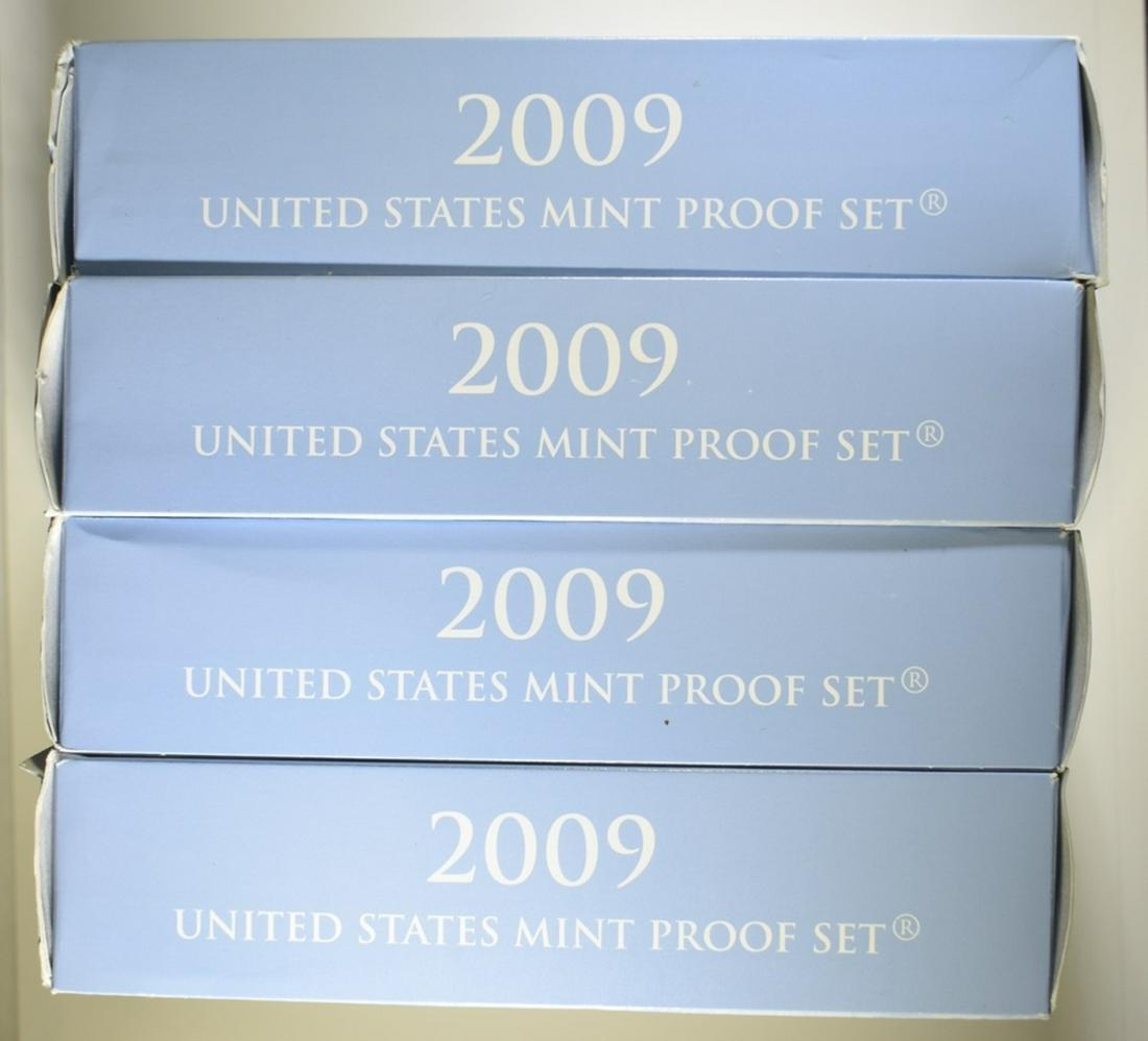 (4) 2009 U.S. MINT PROOF SETS (1 of 2)