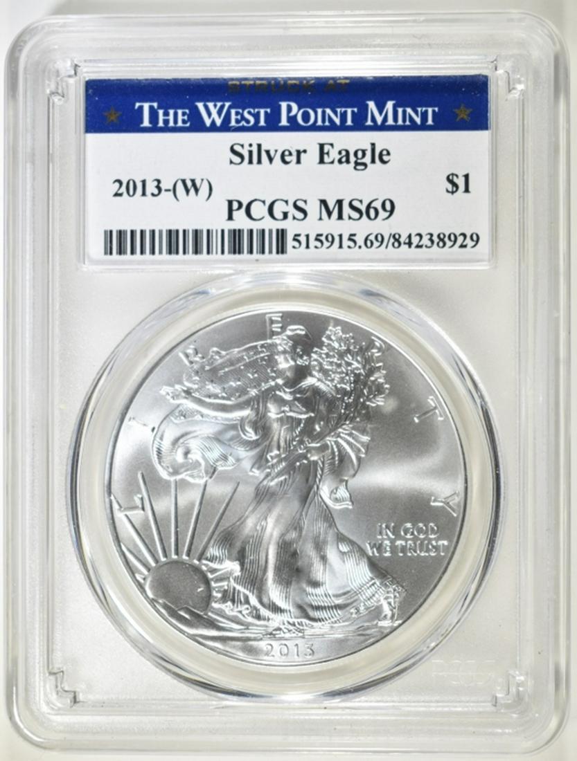 2013-(W) AMERICAN SILVER EAGLE  PCGS MS-69 (1 of 4)