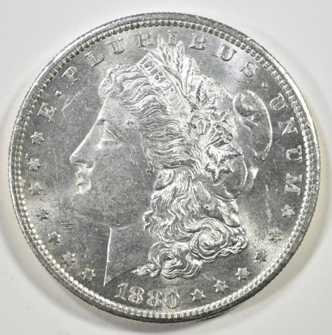 1880-S MORGAN DOLLAR BU (1 of 2)