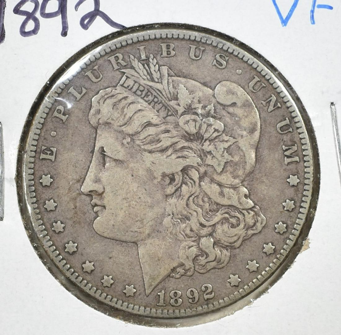 1892 MORGAN DOLLAR VF (1 of 2)