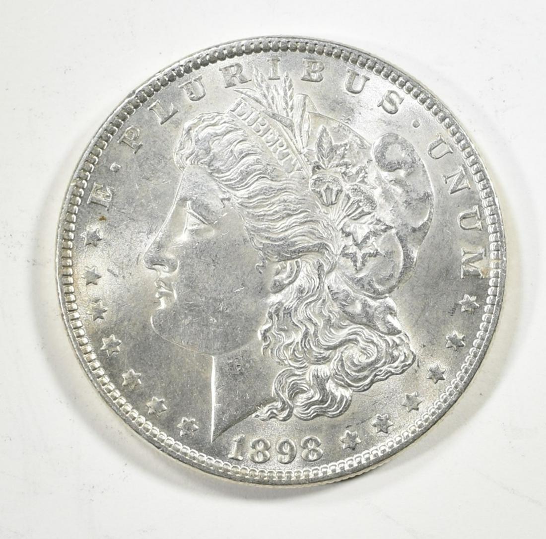 1898 MORGAN DOLLAR AU BU (1 of 2)