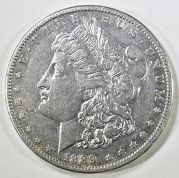 1889-CC MORGAN DOLLAR XF