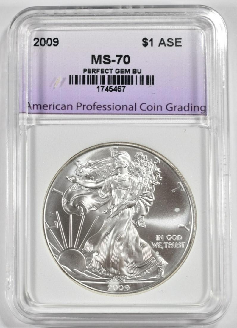 2009 AMERICAN SILVER EAGLE, APCG PERFECT GEM BU (1 of 5)