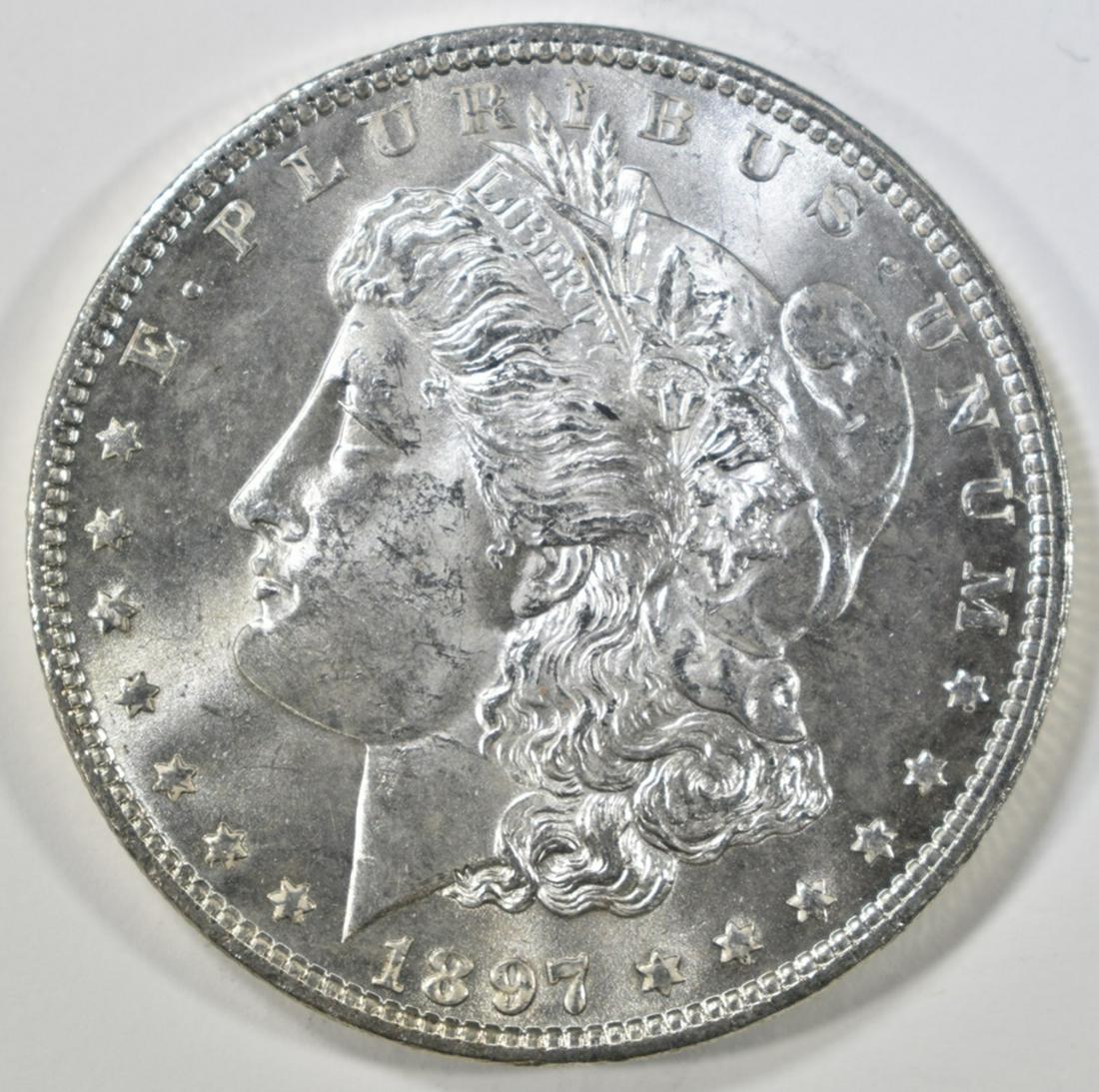 1897 MORGAN DOLLAR CH BU (1 of 2)