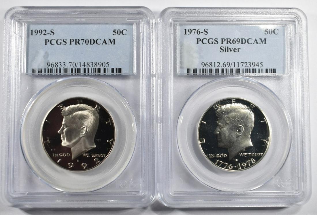 2 PCGS GRADED KENNEDY HALF DOLLARS: (1 of 2)