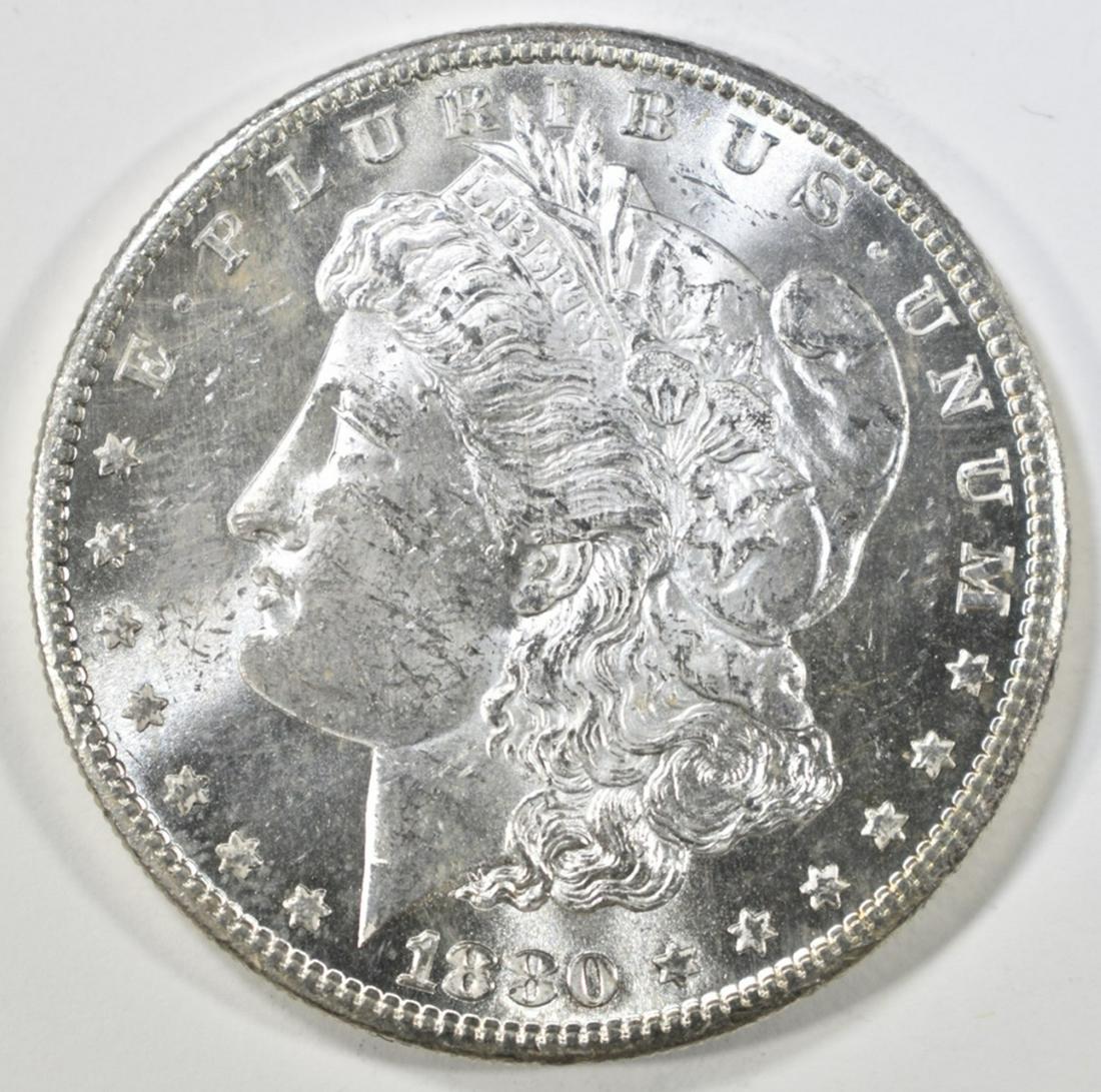 1880-S MORGAN DOLLAR  CH BU (1 of 2)