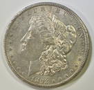 1893-CC MORGAN DOLLAR AU