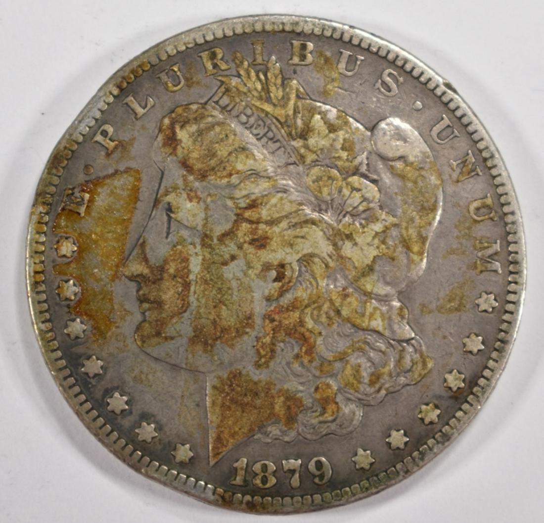 1879-S REV 78 CIRC. MORGAN DOLLAR: BID WITH SILVER CITY AUCTIONS. ESTIMATE $90 - $110.