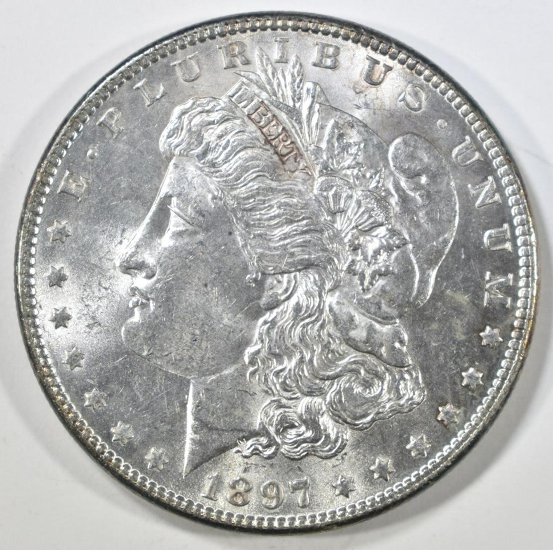 1897 MORGAN DOLLAR CH BU (1 of 2)