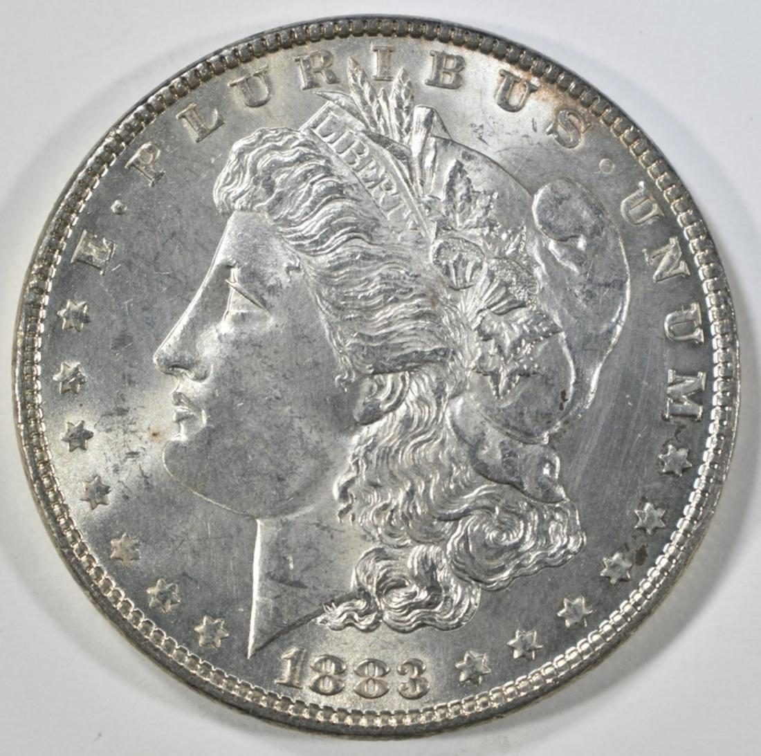 1883 MORGAN DOLLAR  CH BU (1 of 2)
