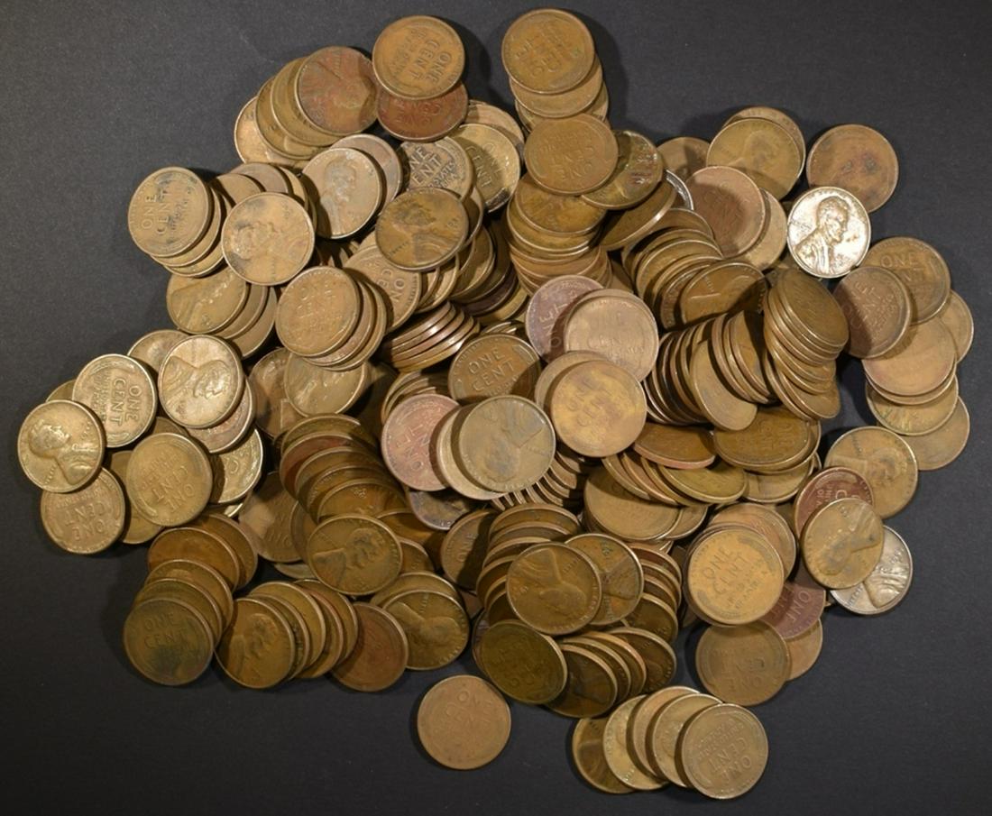 300-MIXED CIRC "S" MINT LINCOLN WHEAT CENTS (1 of 2)