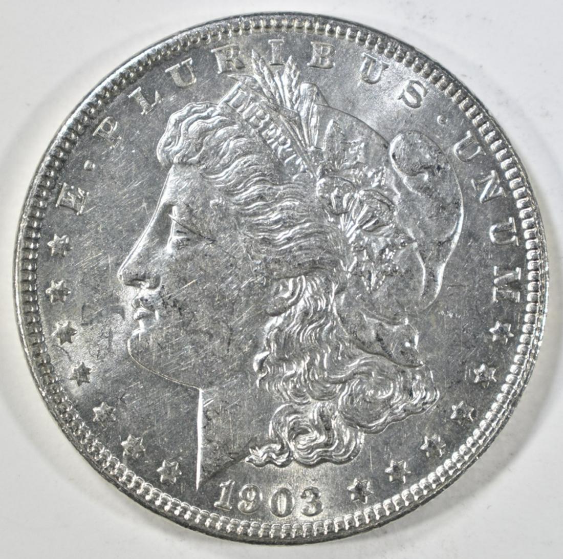 1903 MORGAN DOLLAR AU/BU (1 of 2)