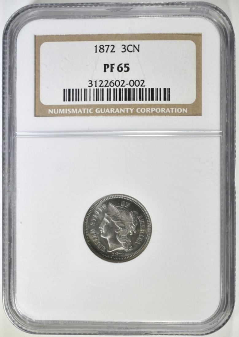 1872 3-CENT NICKEL  NGC PF-65 (1 of 4)