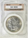 1891-S MORGAN DOLLAR  NAC SUPERB GEM