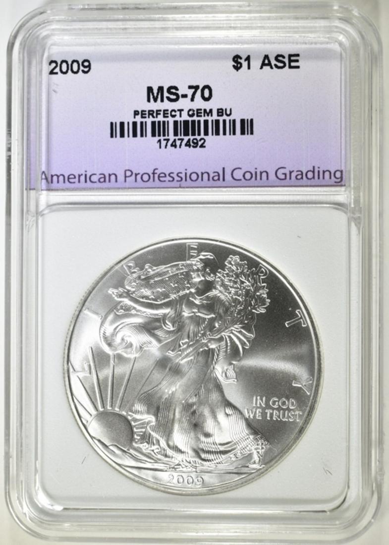 2009 AMERICAN SILVER EAGLE, APCG PERFECT GEM BU (1 of 4)