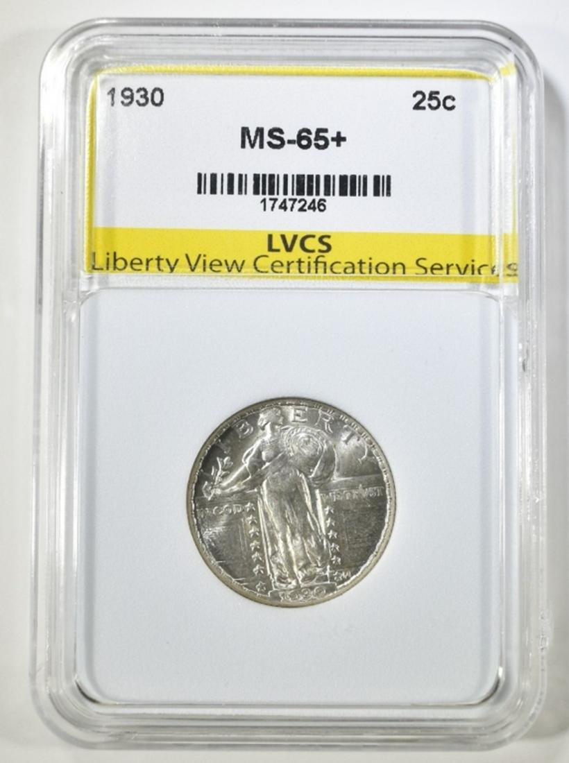 1930 STANDING LIBERTY QUARTER  LVCS GEM BU+ (1 of 4)