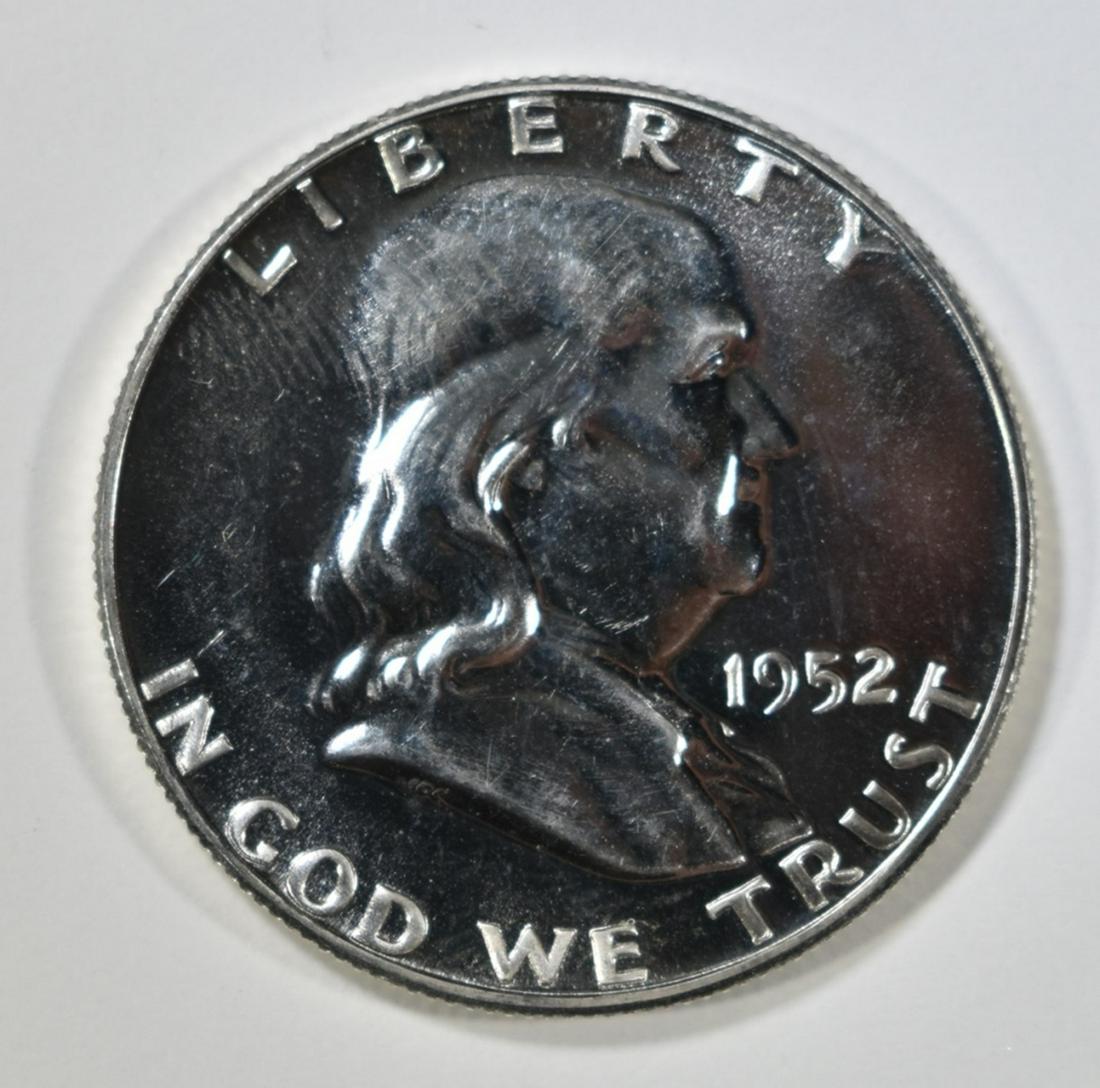 1952 FRANKLIN HALF, GEM PROOF (1 of 2)