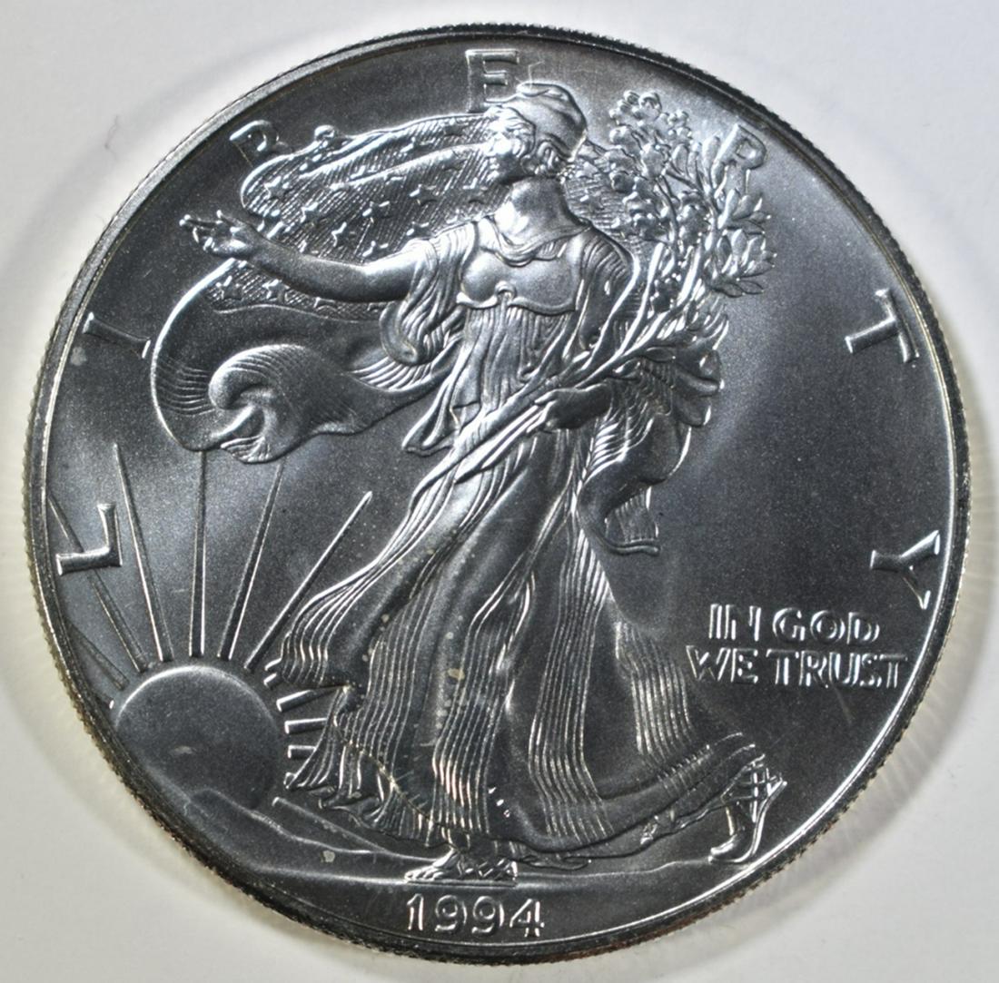 1994 BU AMERICAN SILVER EAGLE BETTER DATE (1 of 2)